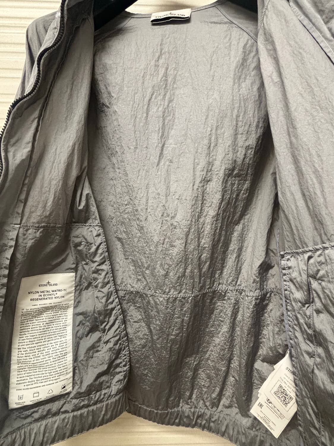 스톤아일랜드 나일론 메탈 와트로 TC 자켓 상품이미지6