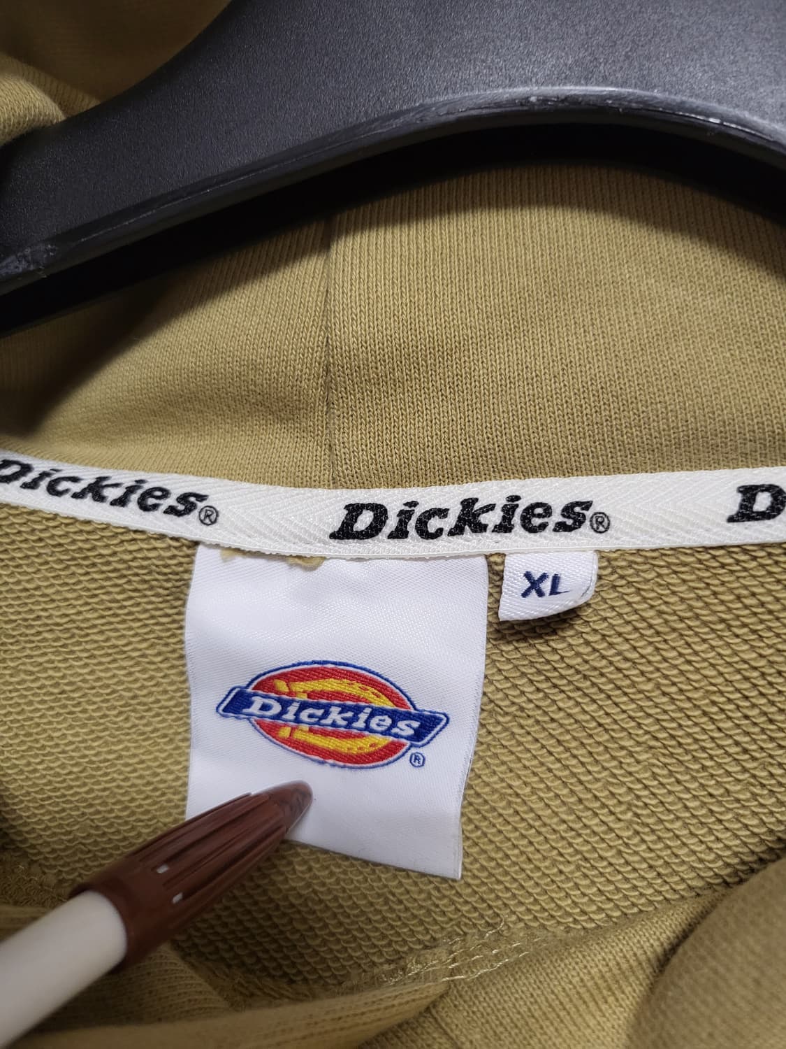 디키즈 프렌치테리 와펜 로고후드티 상품이미지2