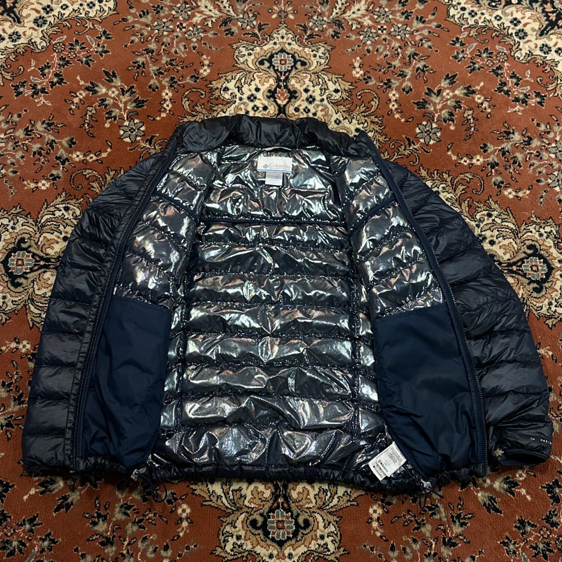 컬럼비아 경량패딩 옴니히트 (L) 네이비 상품이미지5