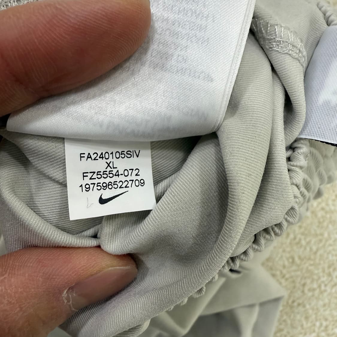 [XL] 나이키 여성 키즈 그레이 카고 조거팬츠 0105T1 상품이미지5