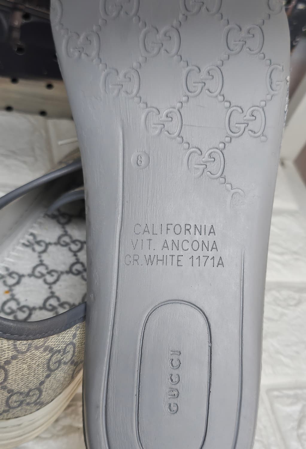 구찌 남성 스니커즈 280 슈프림 GG 컨버스 로우스니커즈 SD89 상품이미지8