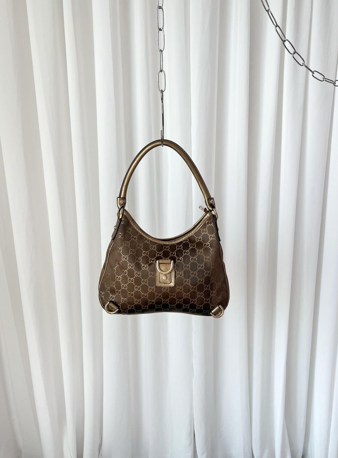 구찌 애비 D-링 모노그램 캔버스 숄더백 상품이미지1