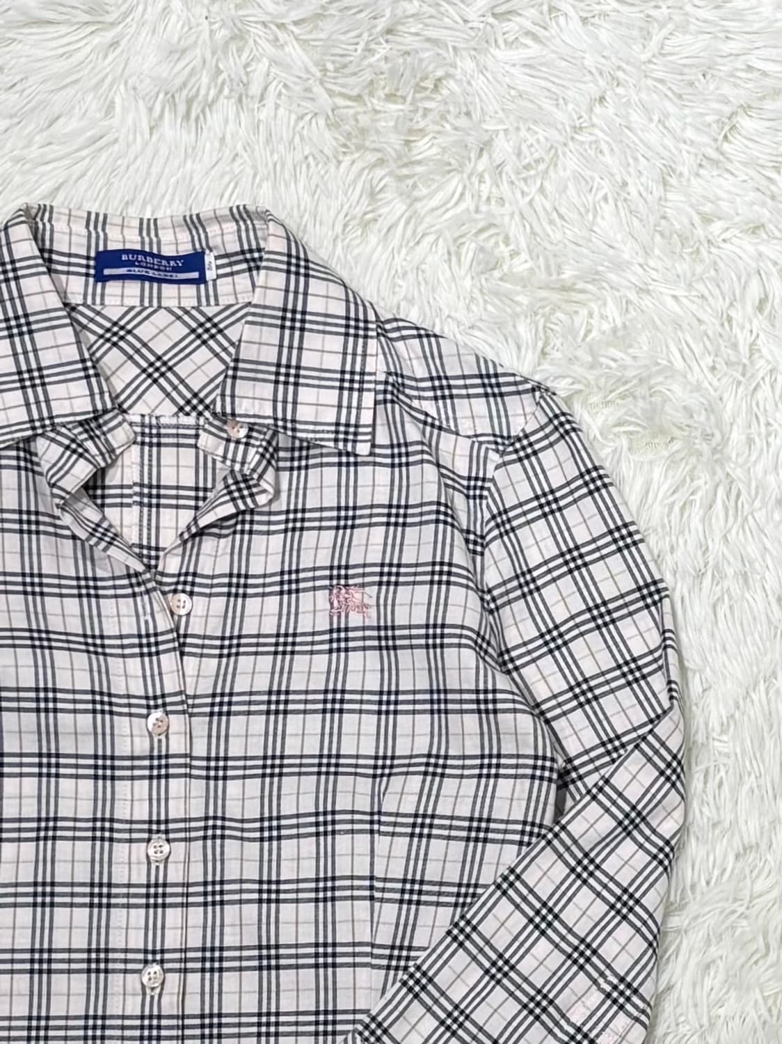 버버리 블루라벨 노바체크 셔츠 상품이미지5
