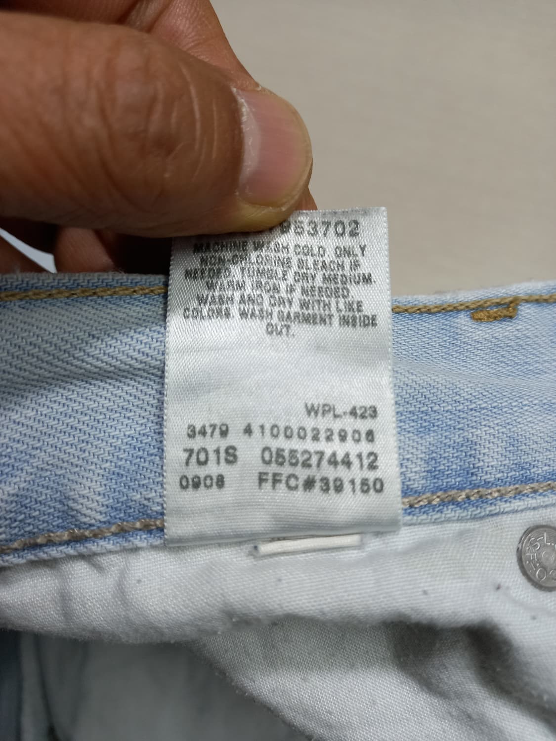 34-35 00's 리바이스527 Egypt 부츠컷 연청 34-580 상품이미지9