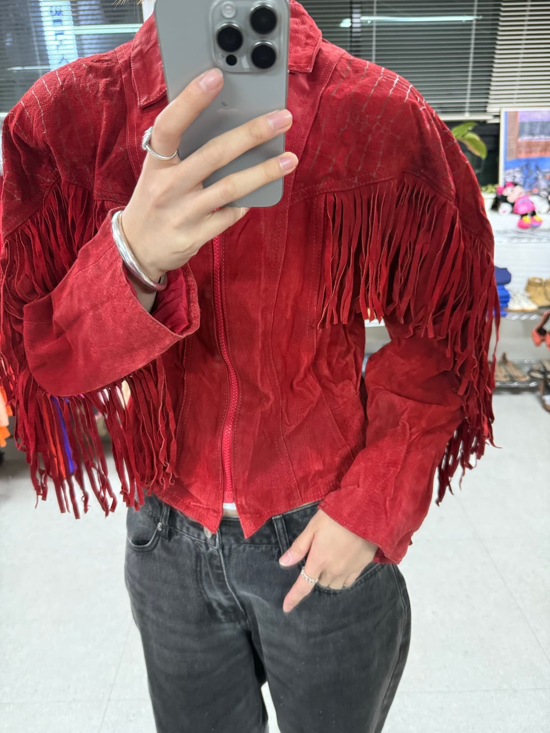 Vintage fringe jacket  프린지자켓 상품이미지7