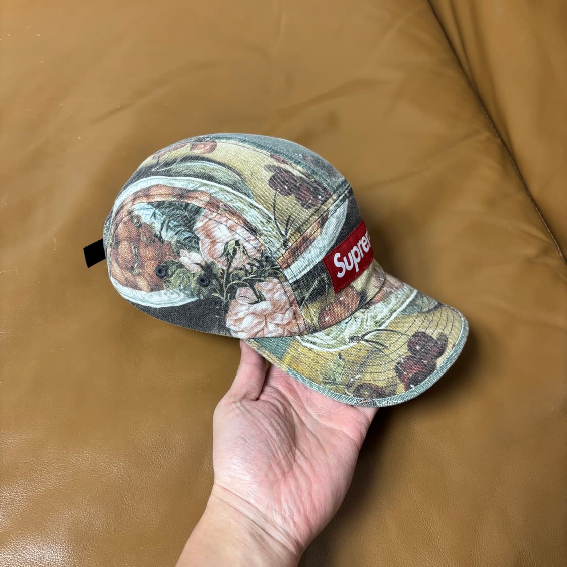 슈프림 캠프캡 모자 박스로고 스트로베리 체리 상품이미지3