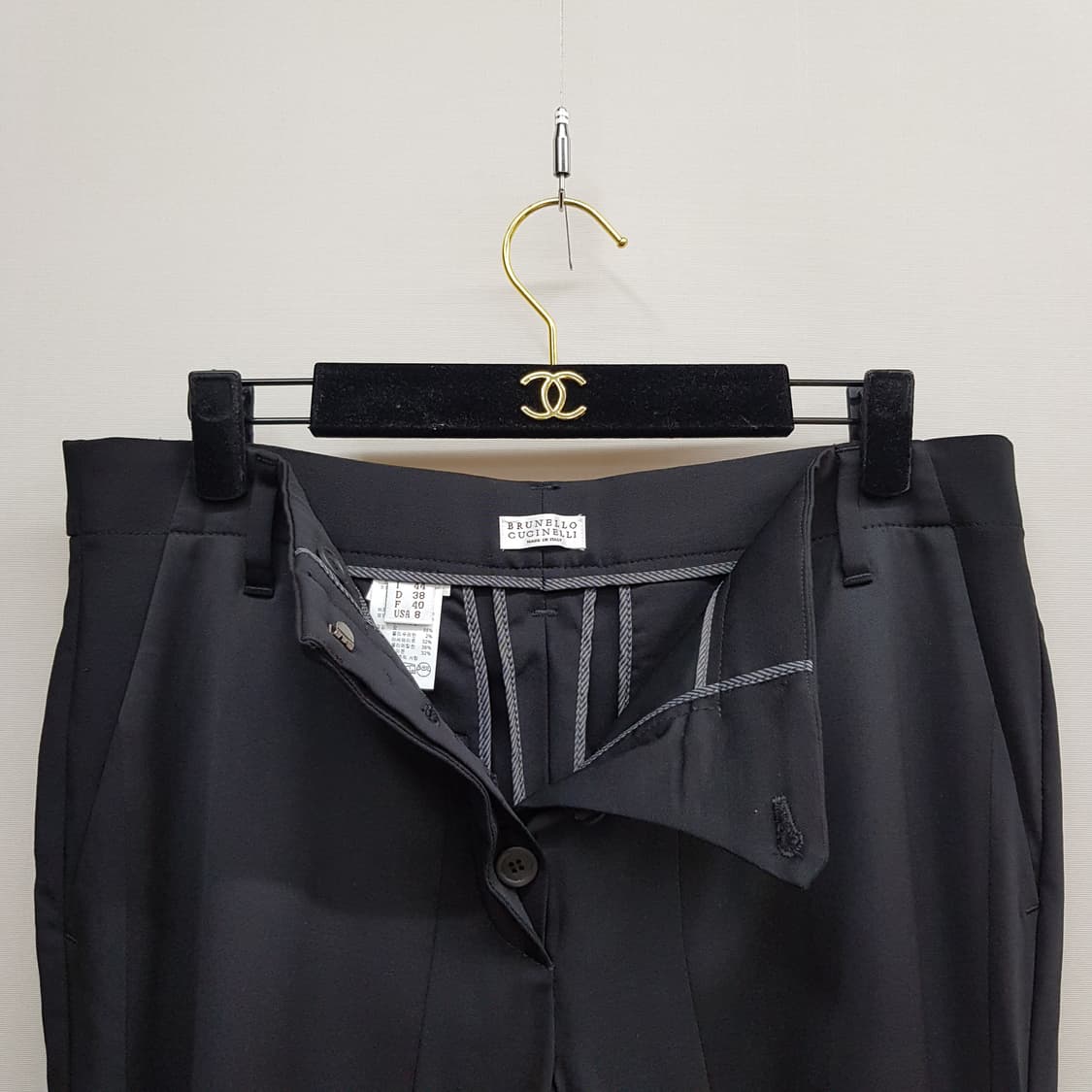 브루넬로 쿠치넬리 다크 컬러 슬림 슬랙스 IT44사이즈 상품이미지3