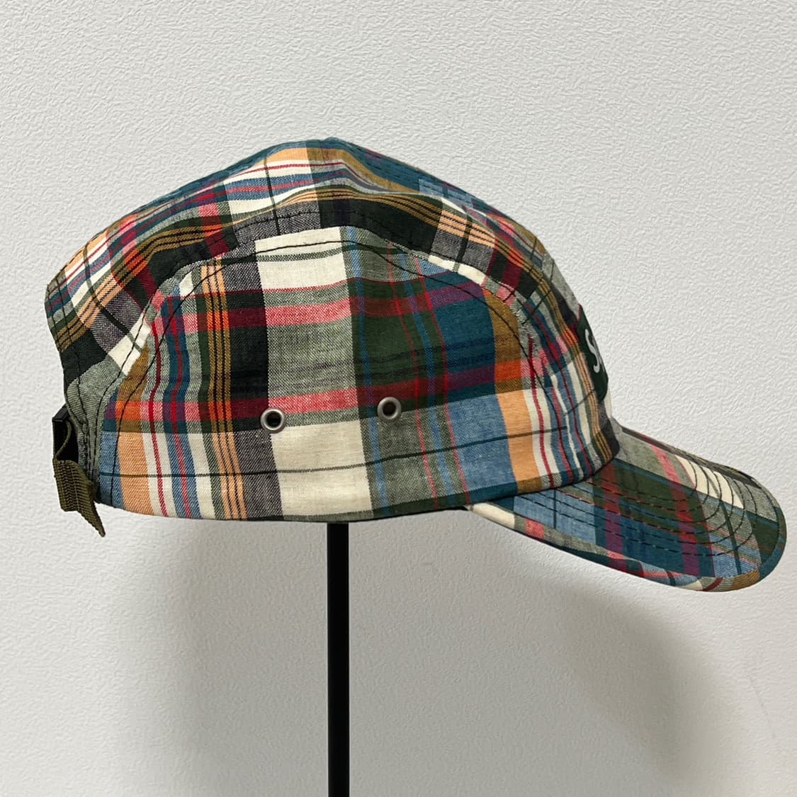 슈프림 2005 체크 패턴 5패널 캠프캡  상품이미지5