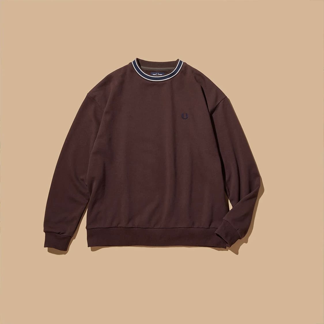 [M] Fredperry 프레드페리 브라운 라운드 맨투맨 상품이미지2