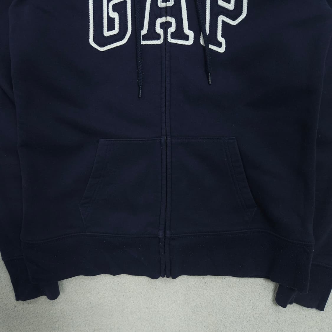 갭 후드 집업 XS 네이비 상품이미지2