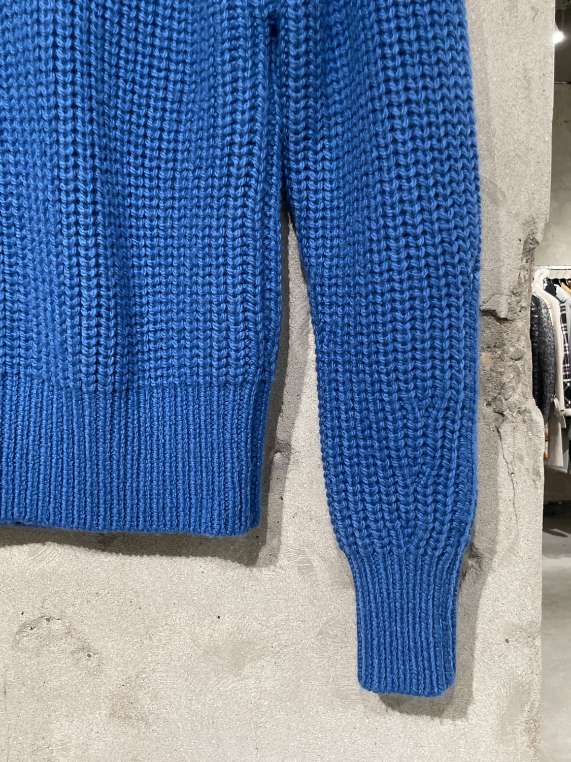 이자벨 마랑 에뚜왈 블루 퍼프 슬리브 메리노 울 스웨터 상품이미지5