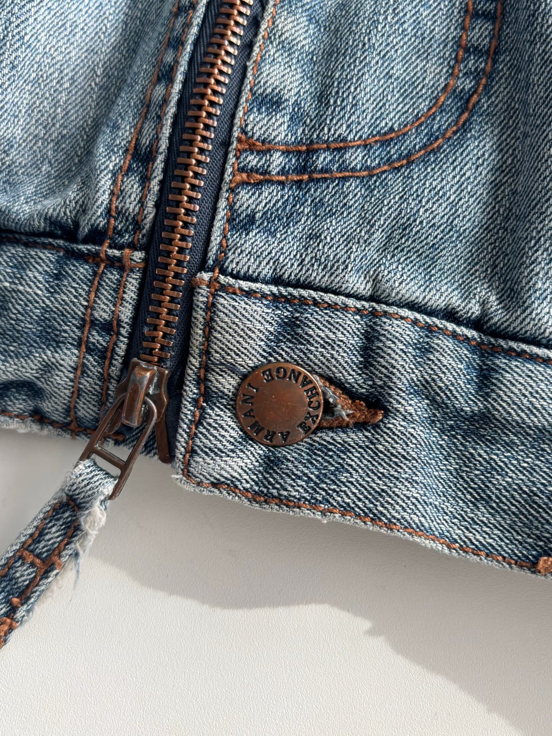 Armani Exchange 아르마니 익스체인지 데님 집업 자켓 상품이미지5