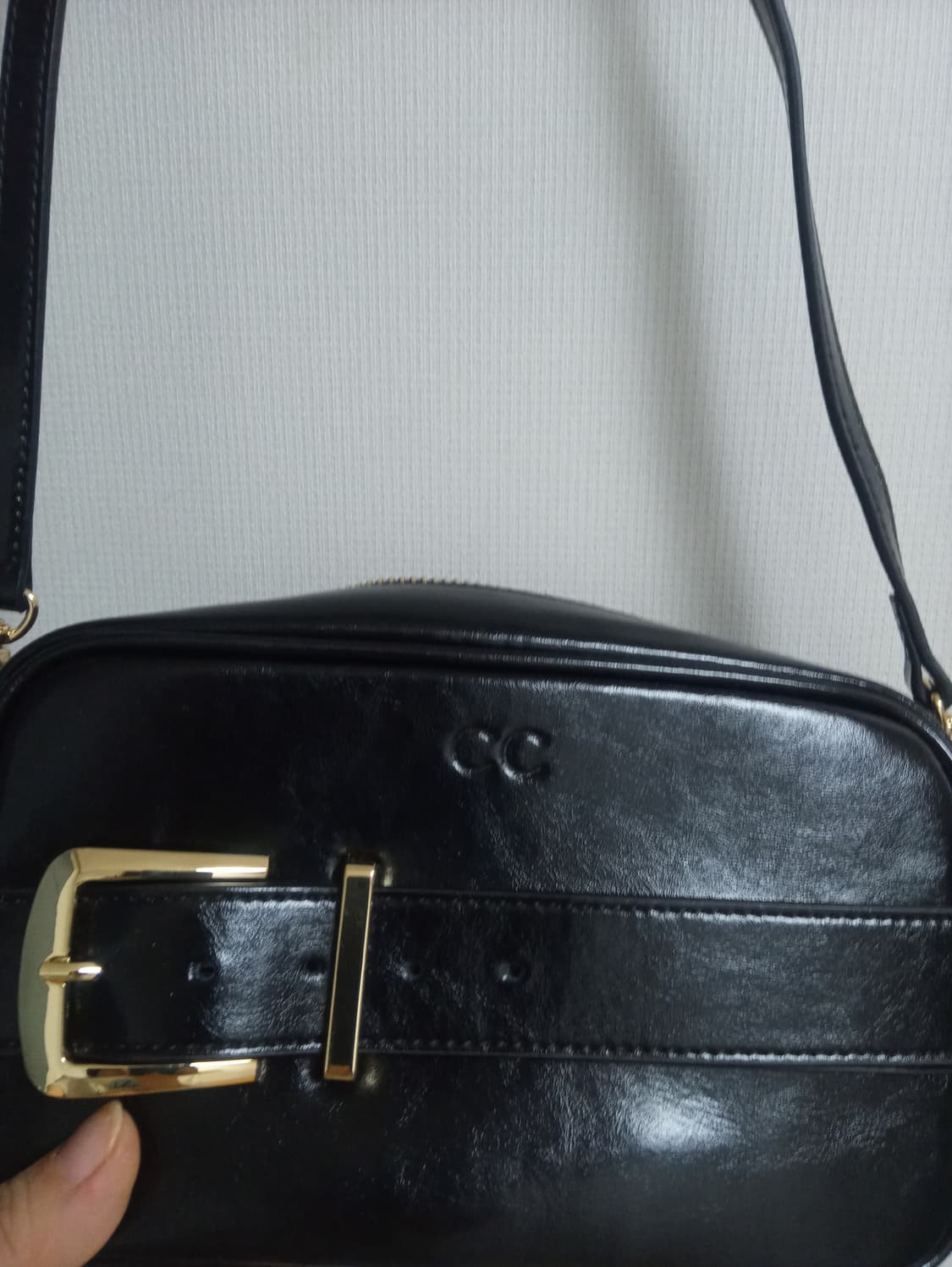 CC레더블랙 미니크로스백 상품이미지4