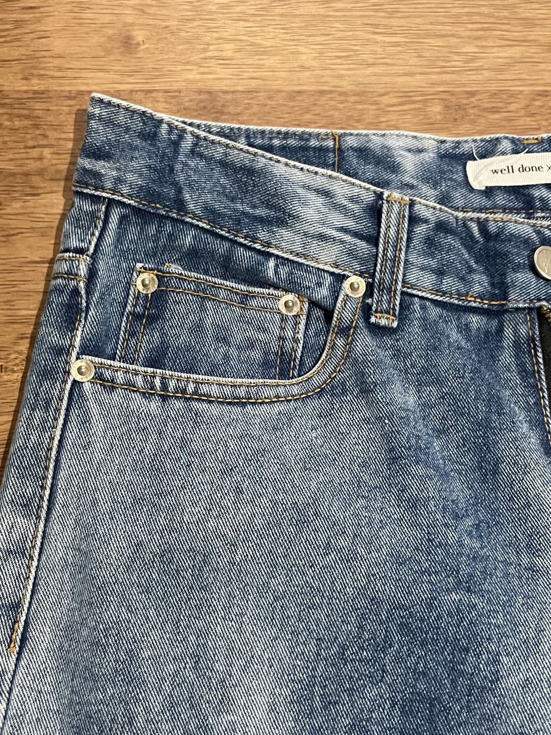 well done x mined 데님 팬츠 상품이미지9