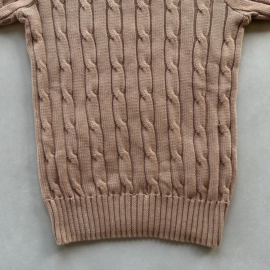 [S]폴로 랄프로렌 꽈배기 반팔 니트 스웨터 상품이미지5