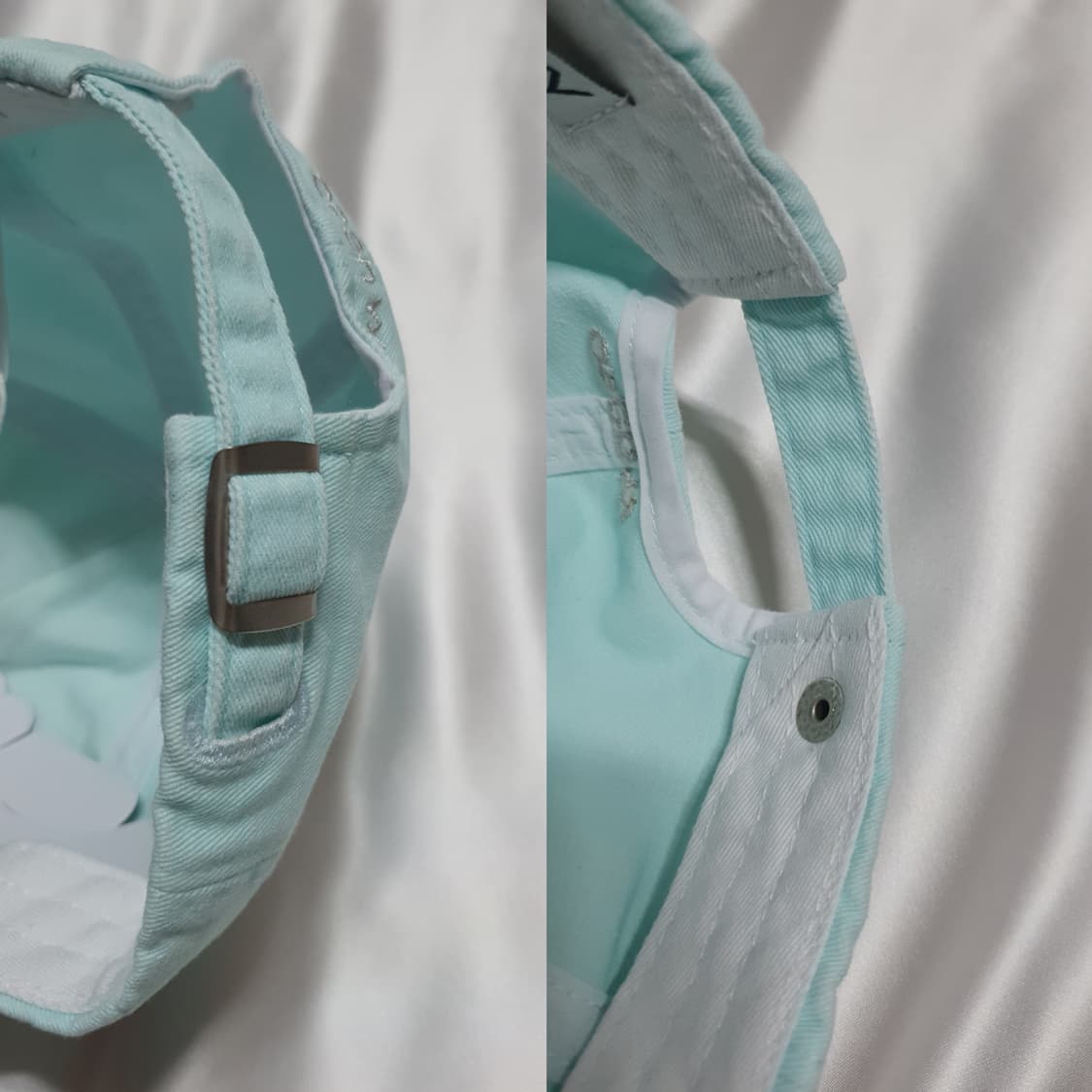 민트블루 그린 오픈와이와이 로고 볼캡 모자 상품이미지9