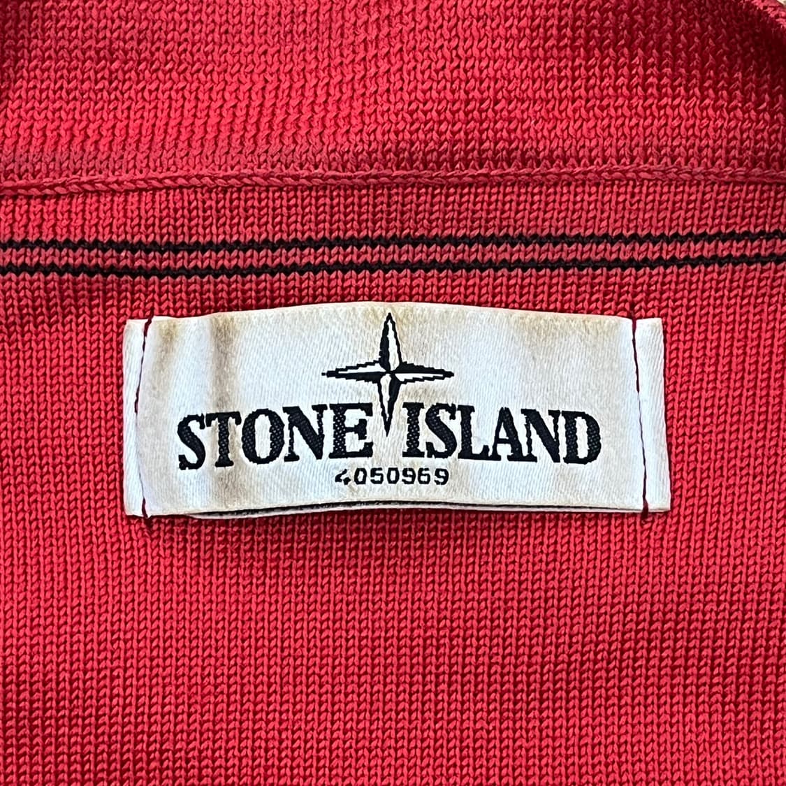 [정품/L] 스톤아일랜드 레드 니트 긴팔 b16 상품이미지5