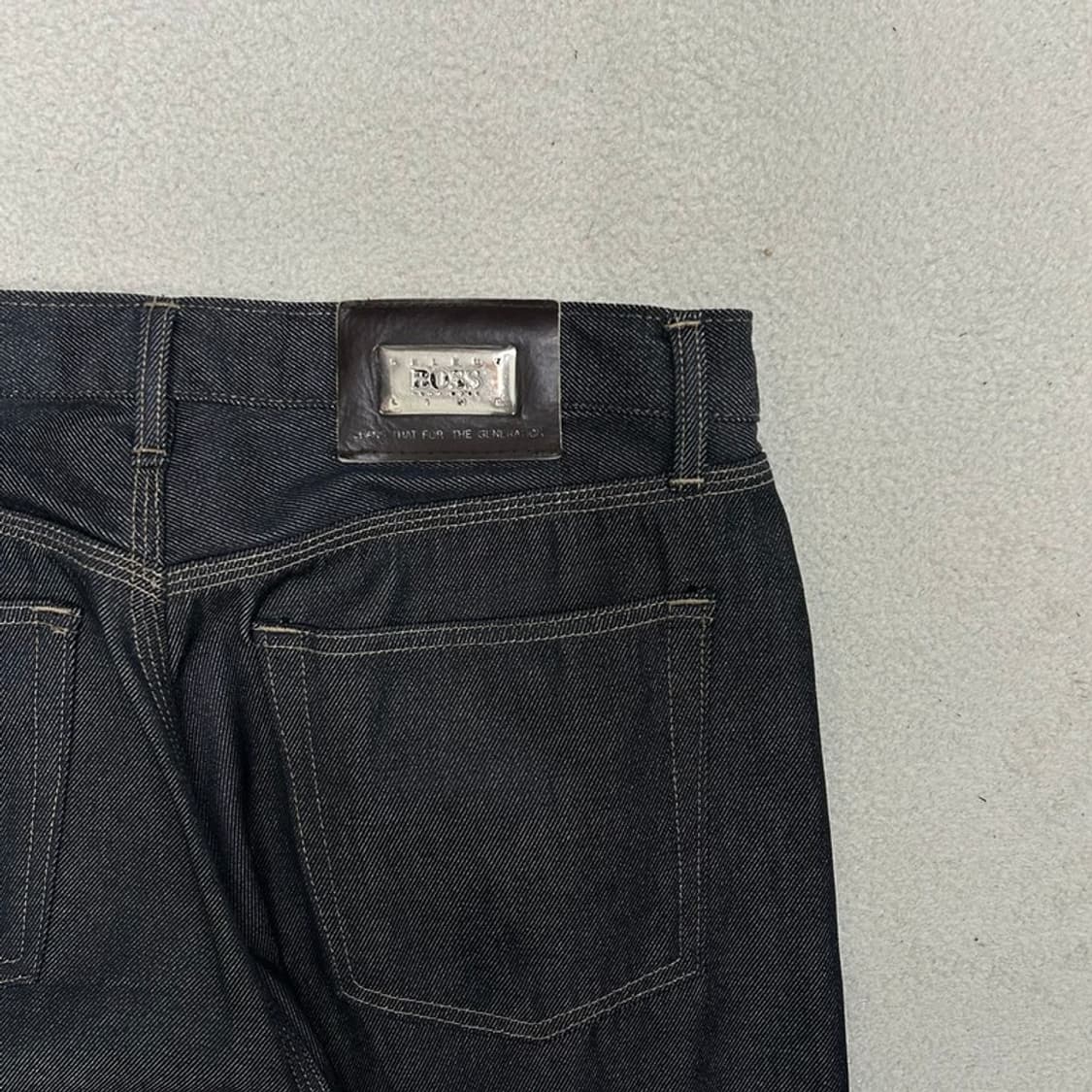 휴고보스 블랙 데님 팬츠 W 34 L 34 상품이미지4