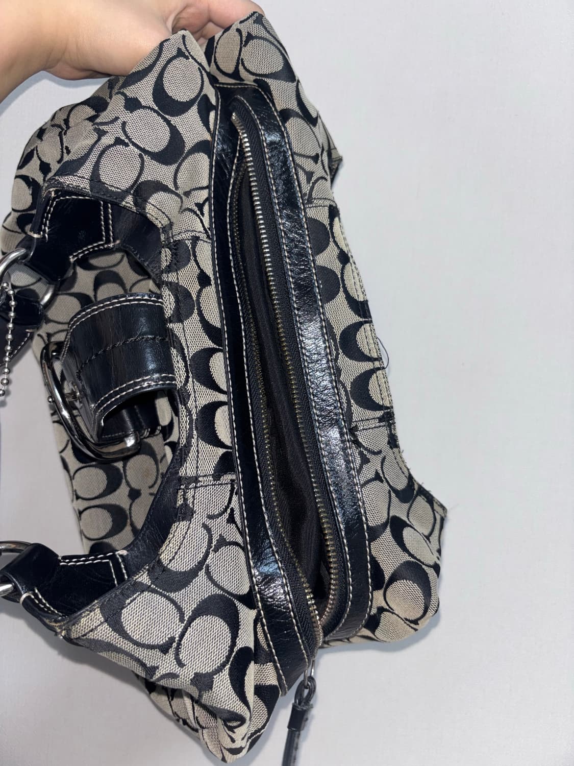 Coach vintage black shoulder bag 상품이미지3