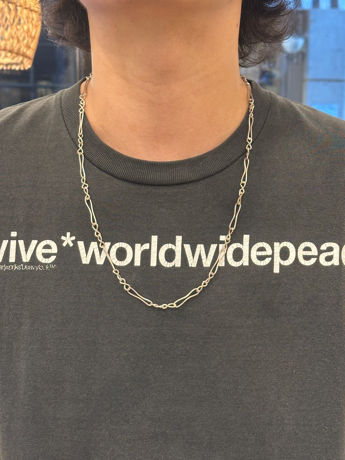Vintage 925silver chain necklace 상품이미지6
