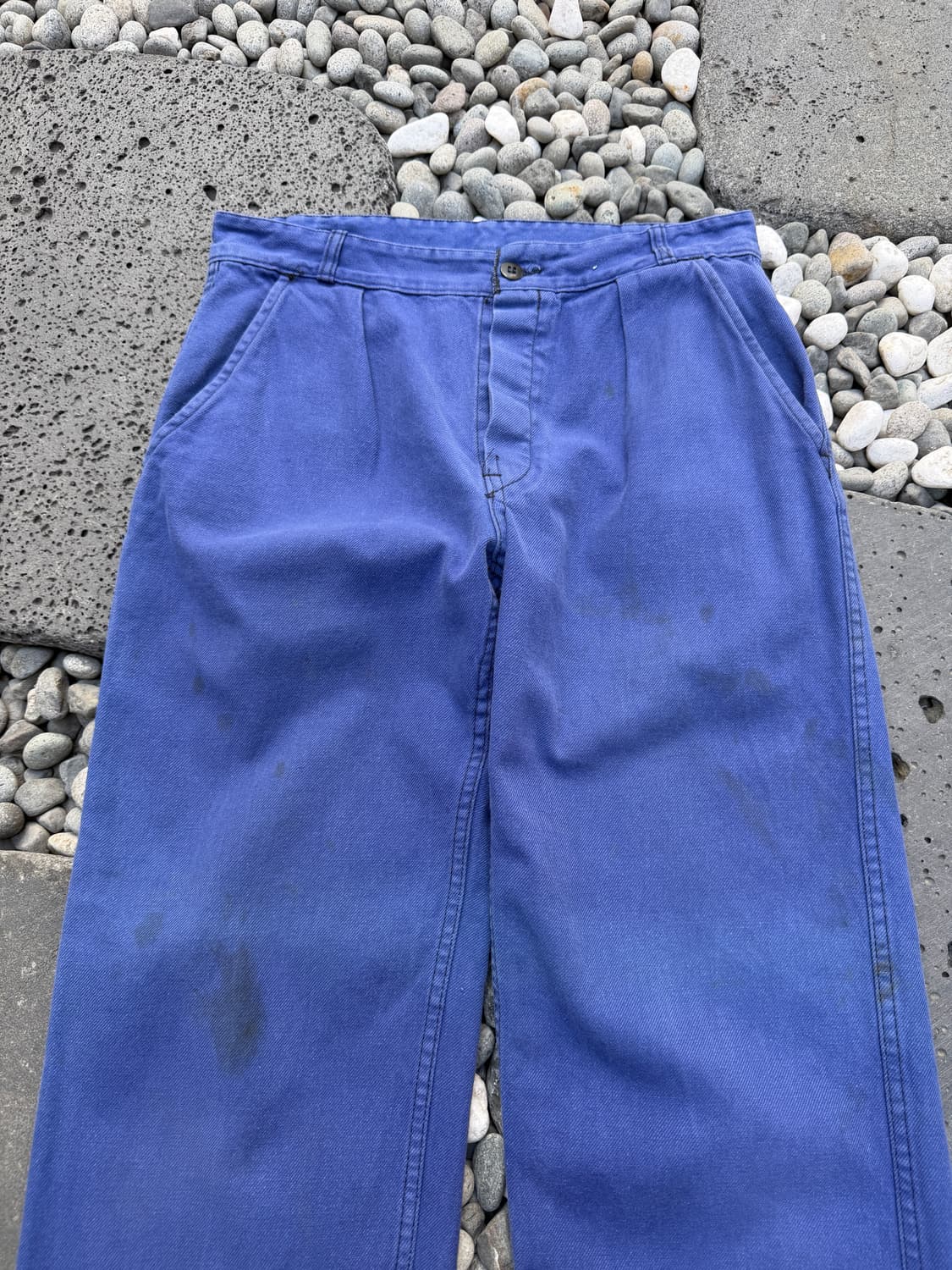 1960s FADED WASHED BLUE FRENCH 프렌치워크팬츠 상품이미지3