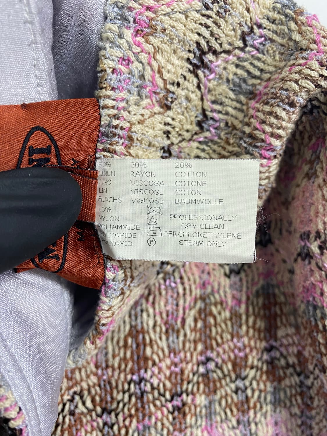 미쏘니 Missoni 지그재그 니트 스커트 42 <503> 상품이미지5