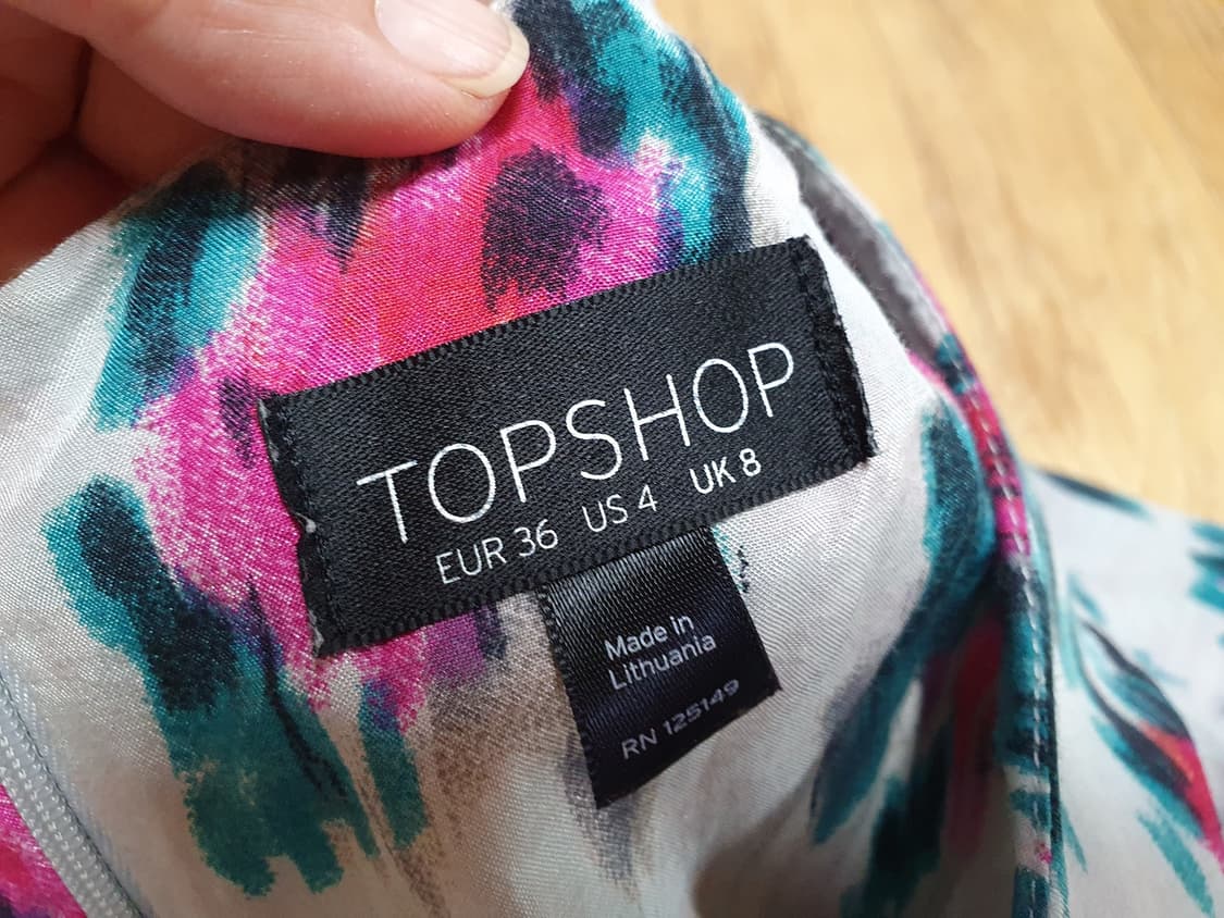 탑샵(TOPSHOP) 패턴원피스 55 상품이미지7