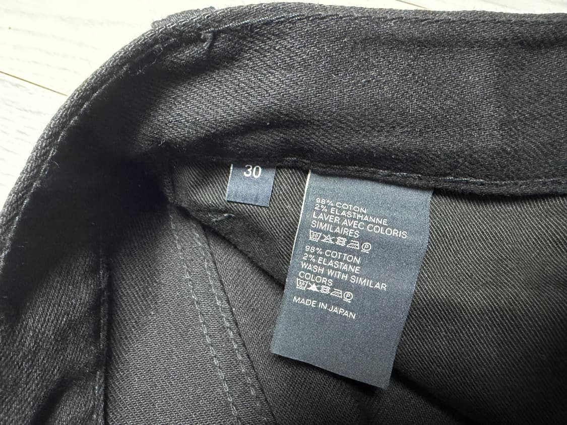 셀린느 퓨어 블랙 스키니 팬츠 (30) 상품이미지4