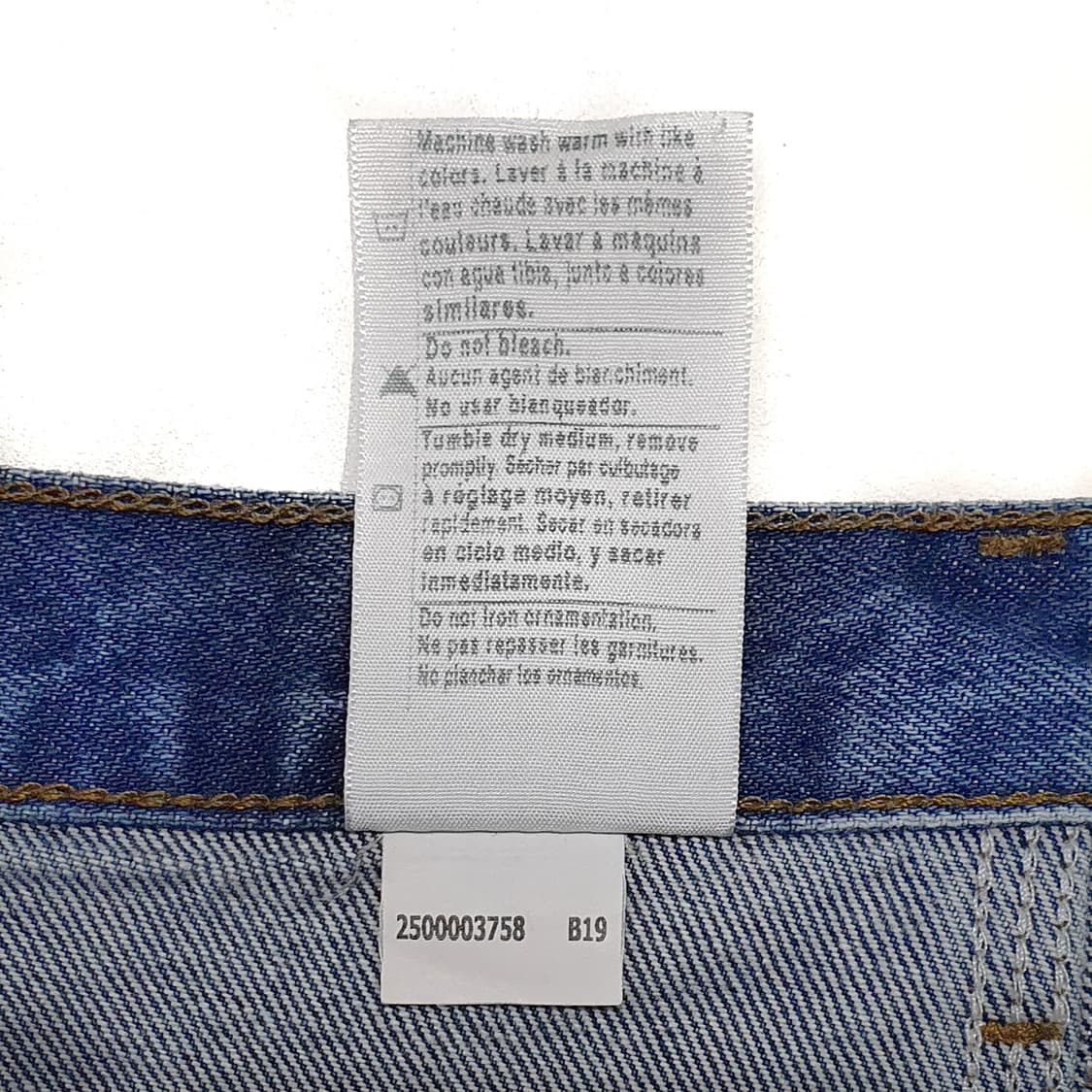 칼하트 더블니 데님 B73 36 (34~36) 오리지널 덩가리 핏 상품이미지9