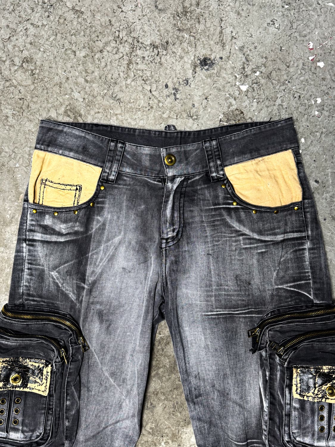 Multi Pocket Cargo Denim Pants 상품이미지8