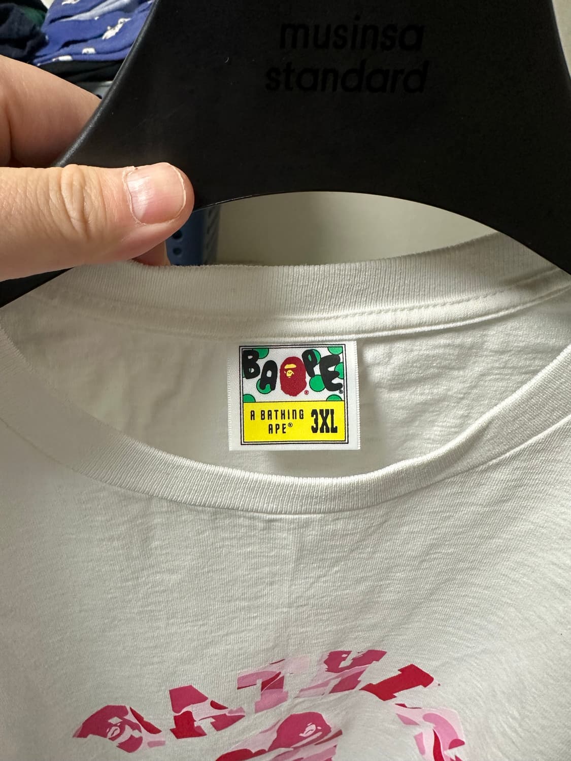 베이프 ABC 카모 컬리지 핑크 3XL 정리해요~~!! 상품이미지3