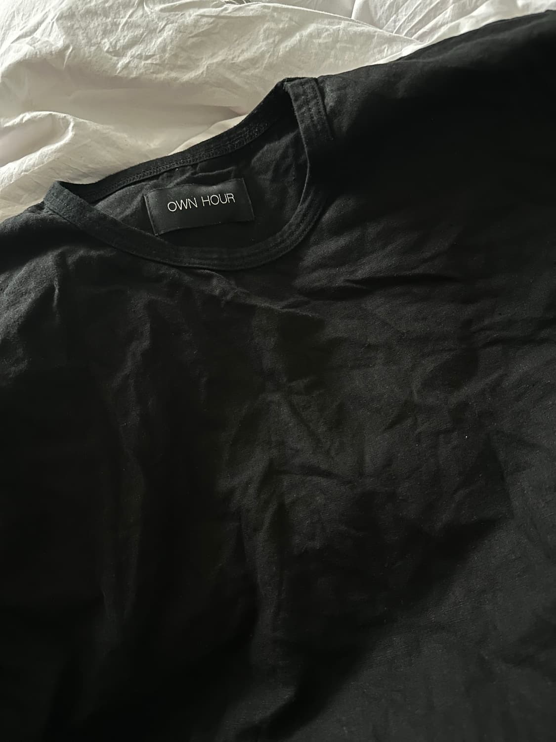 김현우 own hour 무지 반팔티 상품이미지2