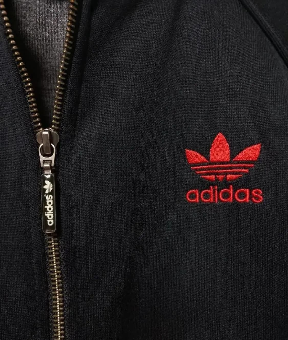 아디다스 유로파 검빨 블랙 검정 트랙탑 저지 져지집업 85/XS 상품이미지3