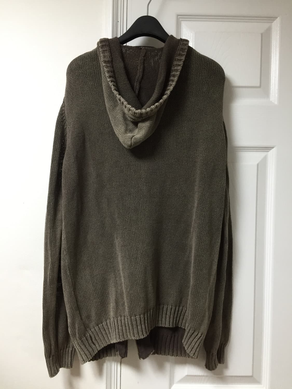 Purple&Yellow 투웨이 빈티지 니트 후드집업 L 상품이미지3