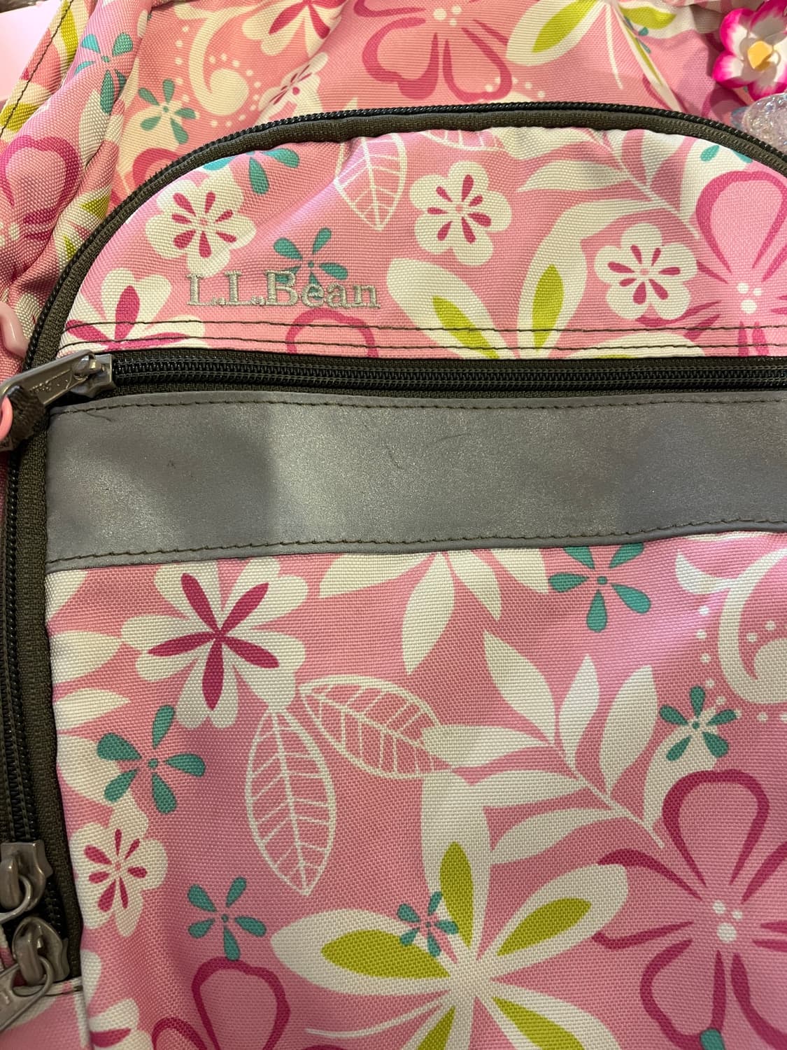 LLBean 핑크 하와이 백팩 🌺 상품이미지9