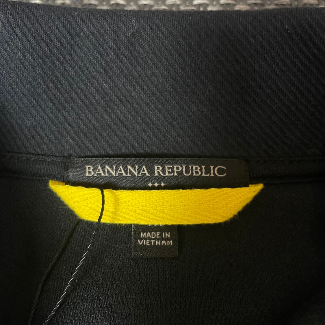 바나나리퍼블릭 블랙 폴리 카라 가디건 M 상품이미지4