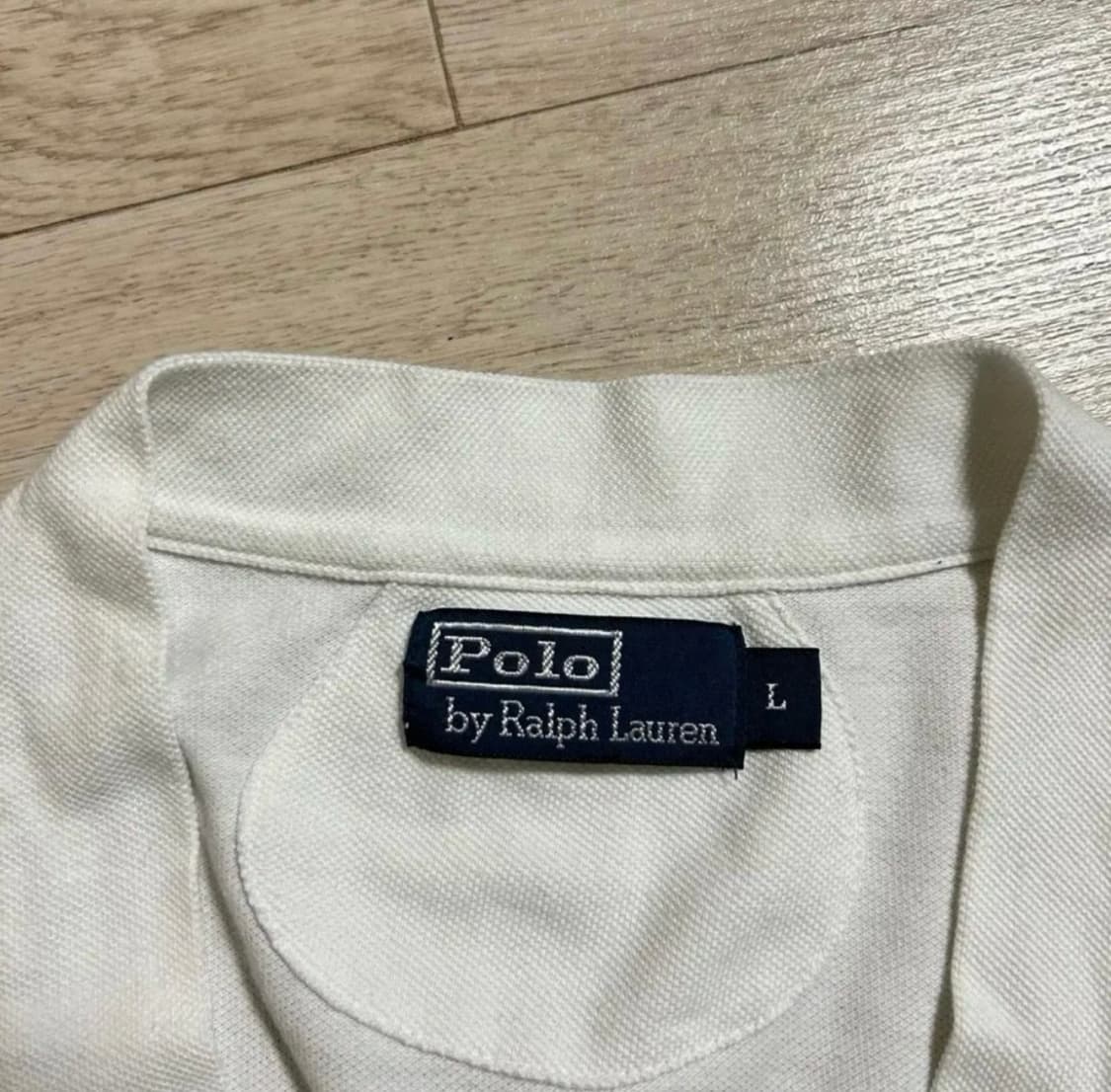 폴로 빅포니 가디건 화이트 상품이미지2