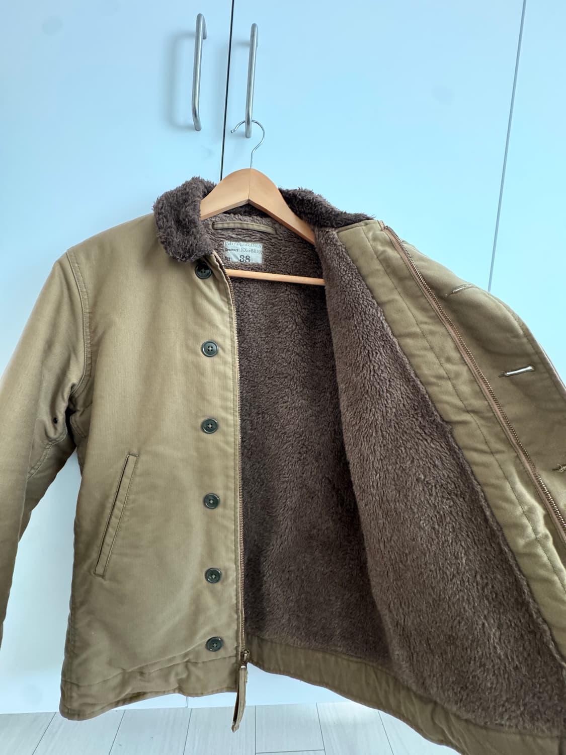 리얼맥코이 N-1 덱자켓 카키 상품이미지2