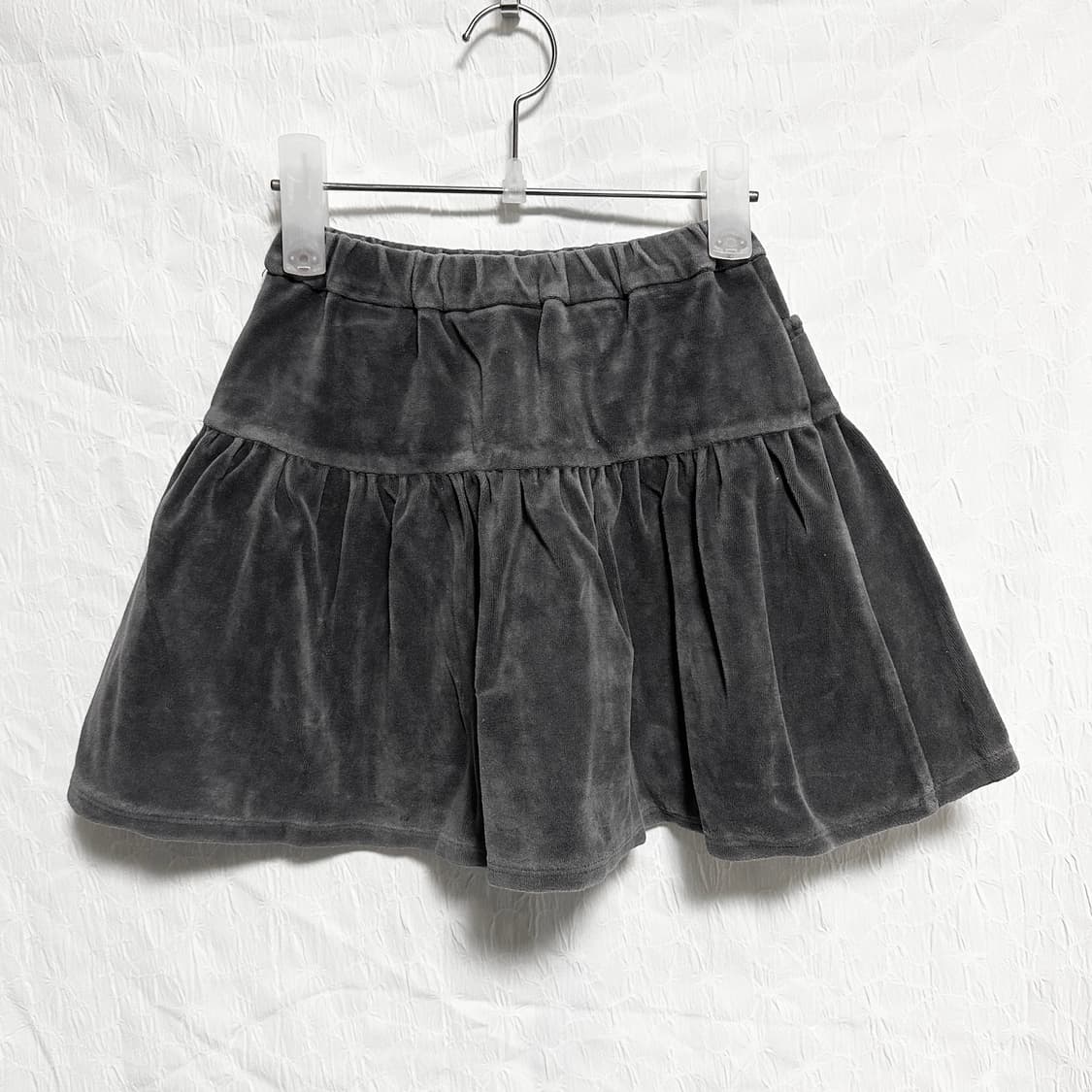 빈티지 갸루 니혼진 벨벳 리본 스커트 상품이미지2