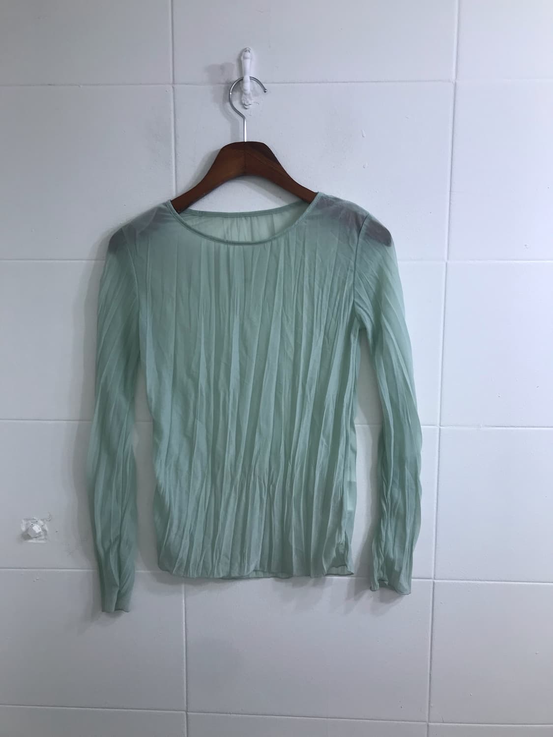 민트 자켓 하구미 모리 케이프 레이스 코디세트 상품이미지8