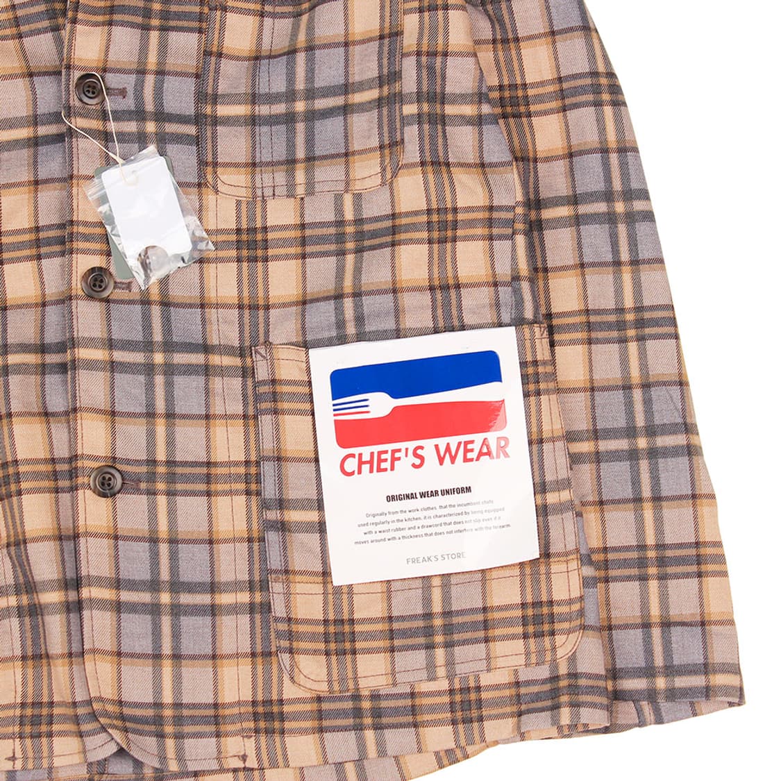 프릭스스토어 체크 3버튼 자켓 상품이미지3