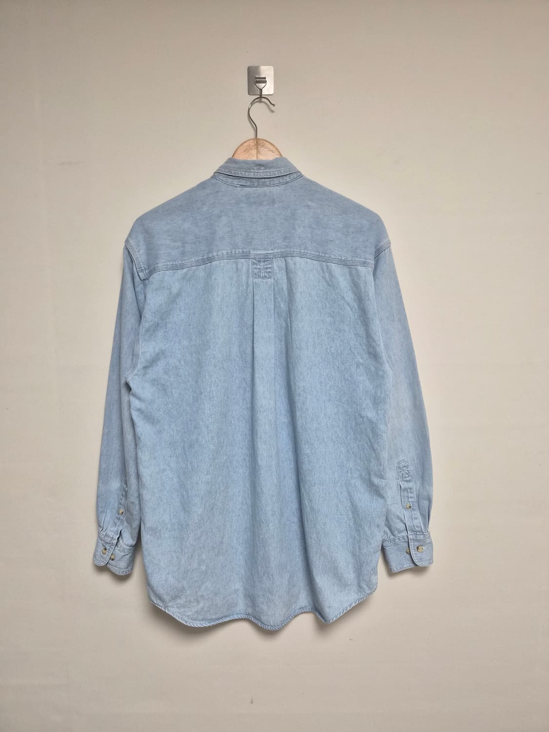 칼하트Carhartt 카라 배색 데님 셔츠 L - S240 상품이미지2