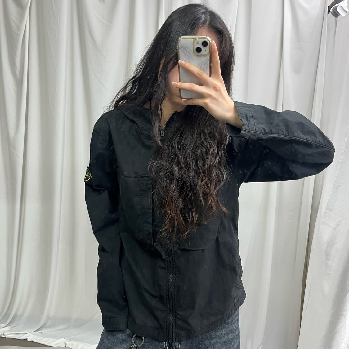 Stone Island black supima jacket 상품이미지2