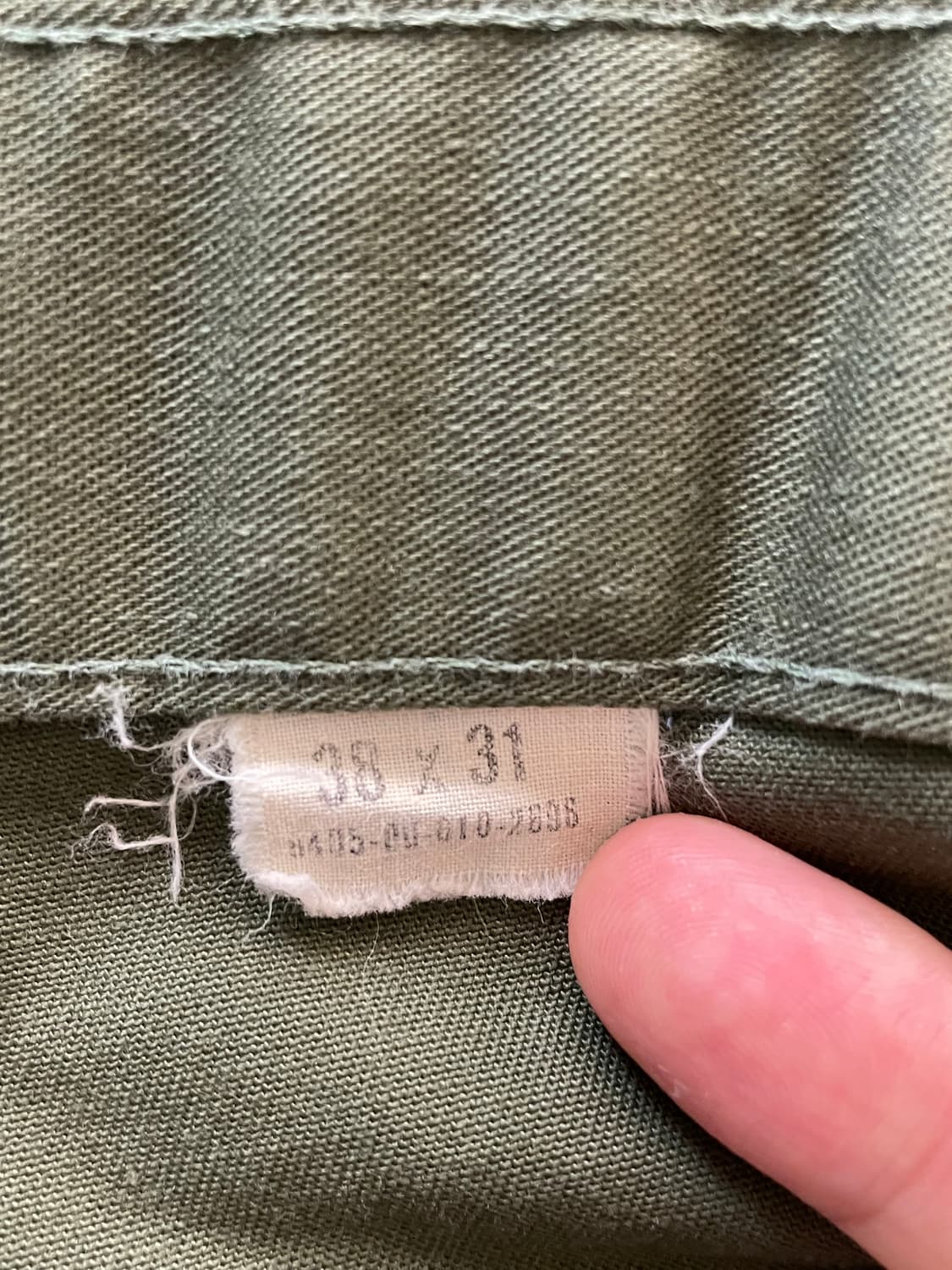 미군 og-507 퍼티그 카키 팬츠바지 상품이미지3