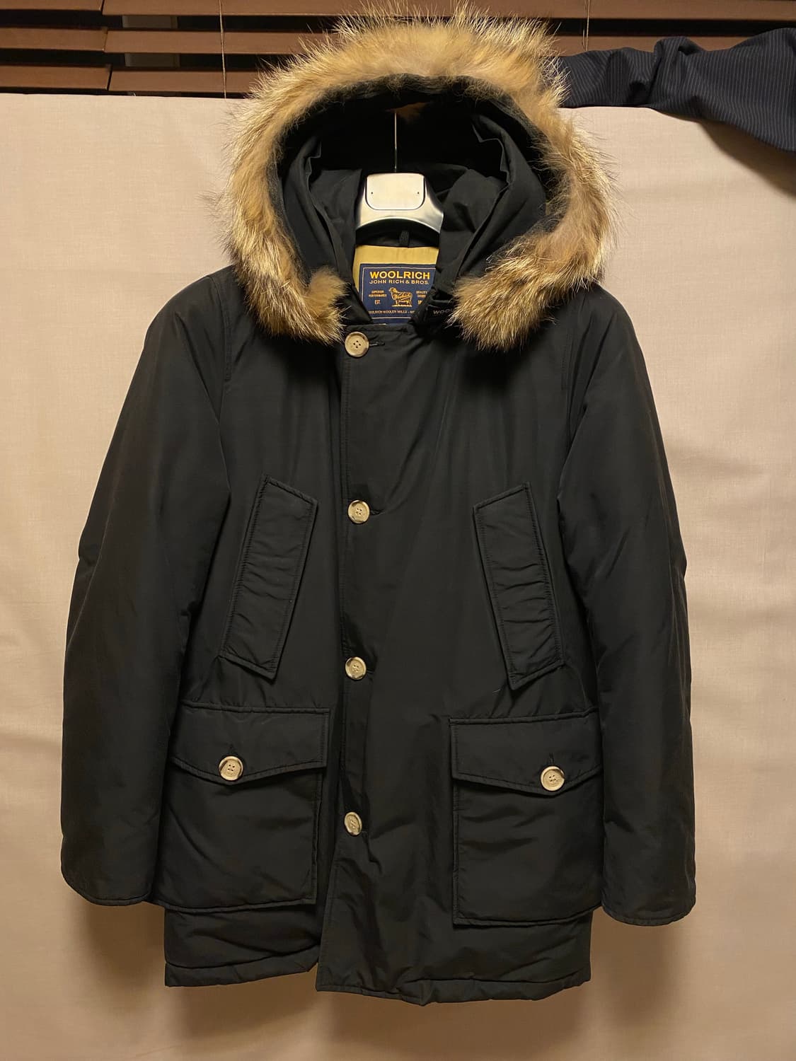 울리치 아크틱 파카 블랙 M (상태 좋음) 상품이미지1