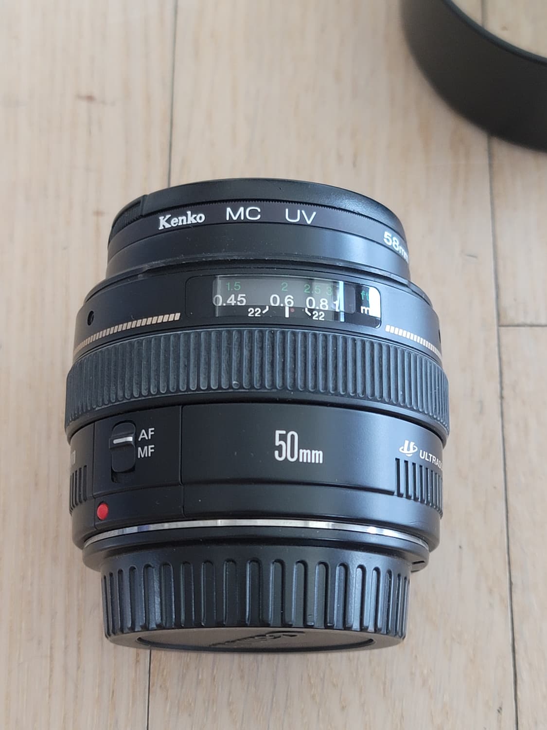 캐논 EF 50mm f1.4 USM 50.4 단렌즈 (쩜사)렌즈+ 후드 상품이미지4