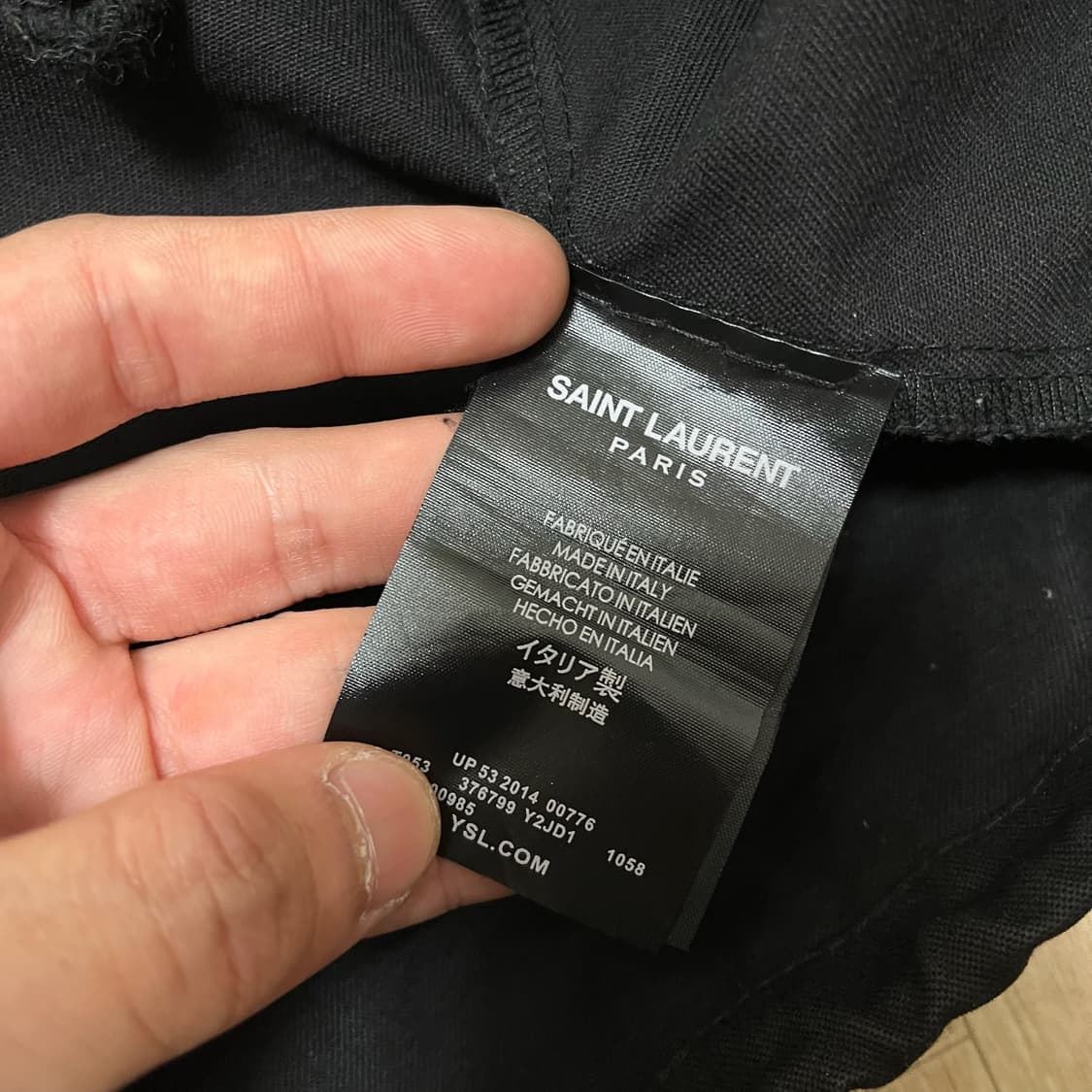 생로랑 파리스 남성 스터드 포켓 코튼 야상 자켓 XL 상품이미지7