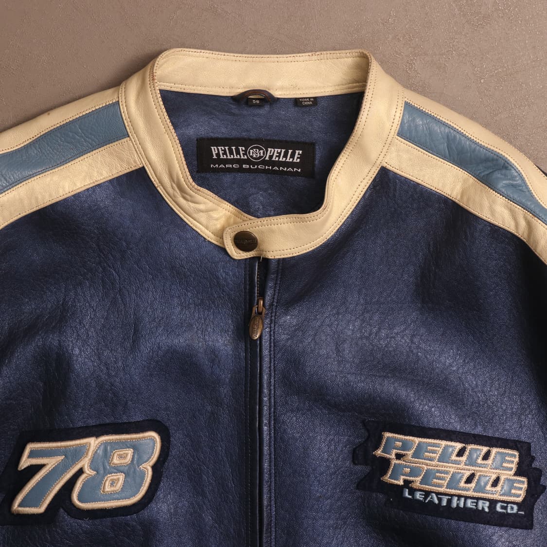 90'S 펠레펠레 올드스쿨 레더자켓 A1171 상품이미지2