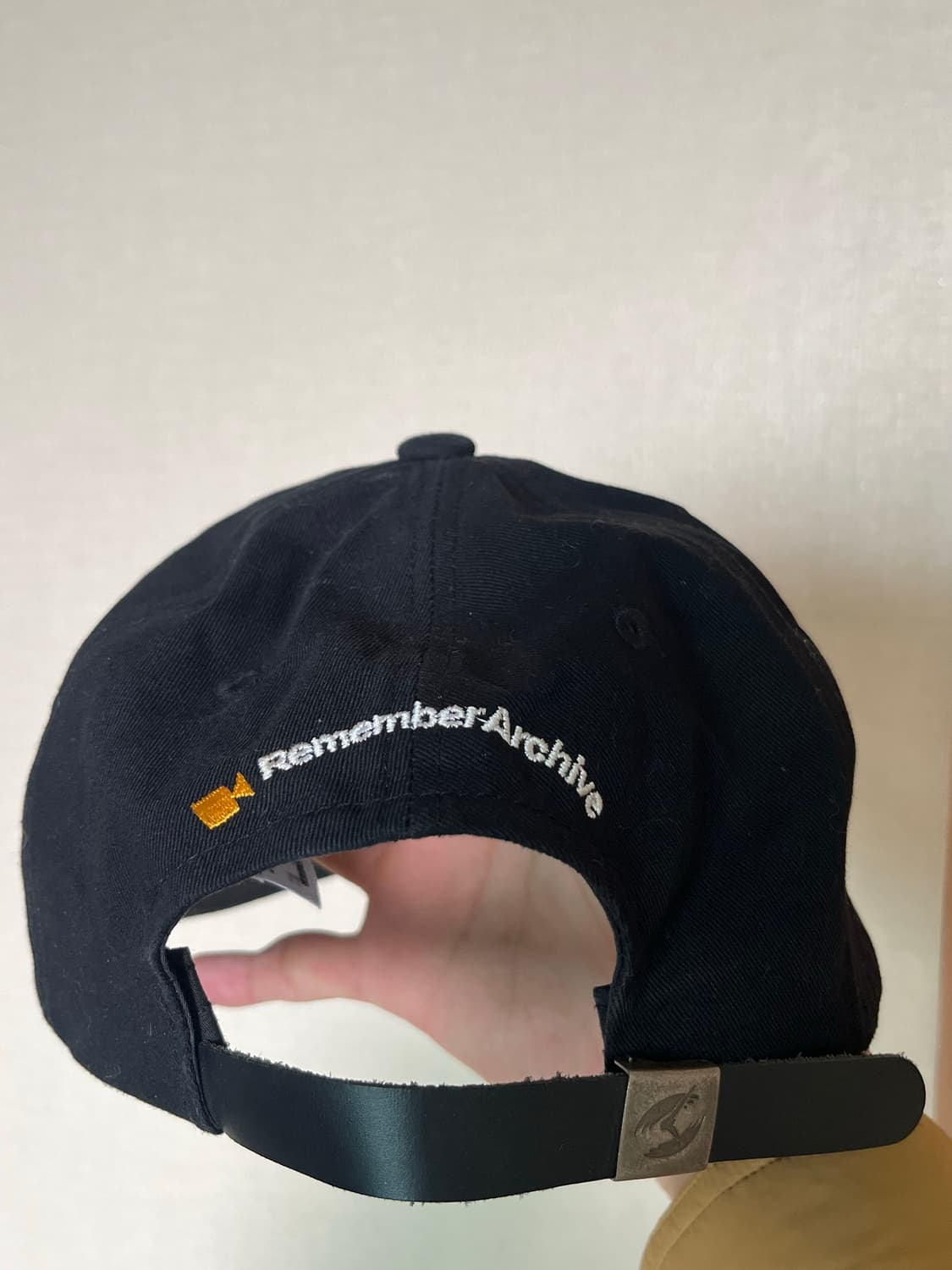 그램아운스파운드 RA Font 5-Panel Cap_Black 상품이미지4