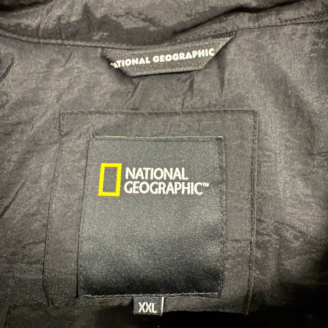 [정품/XXL] 내셔널지오그래픽 블랙 봄버 자켓 b17 상품이미지5